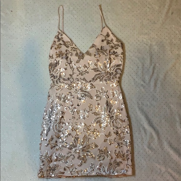 Windsor Rose Gold Dress - Picture 1 of 2